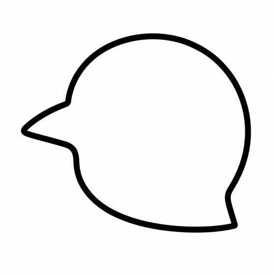 Silhouette d’oiseau à imprimer, contour épais sans détails intérieurs.