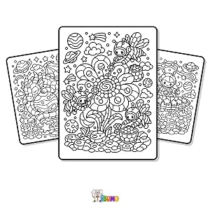 Univers spatial détaillé à colorier