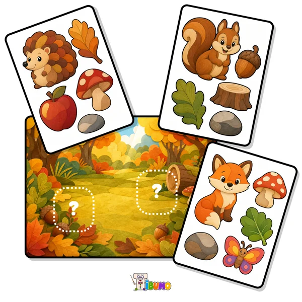 Animaux et végétaux de la forêt enchantée
