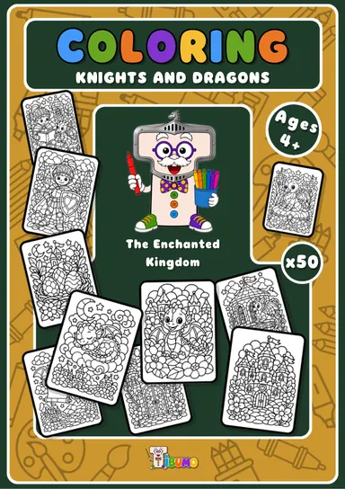 Cover · Tibumo : The Enchanted Kingdom · Coloring · English
