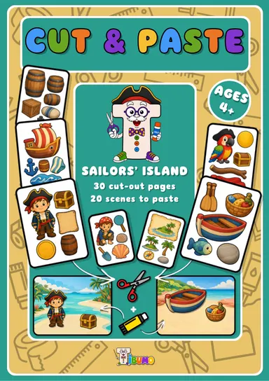 Cover · Tibumo : Sailors’ Island · Cut & paste · English